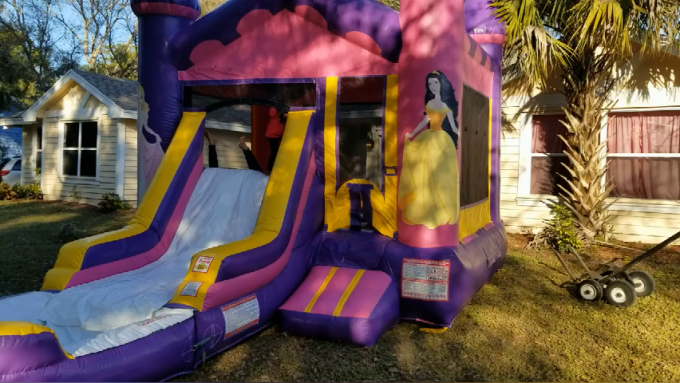 Principessa Inflatable Jumping Castle/castello di salto 4M× 6M× 4M della bambola di esplosione