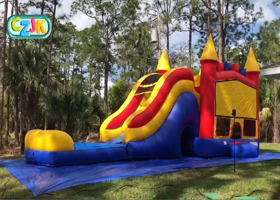 Shopping Mall Blow Up Water Bounce House Customized Design SGS Certification